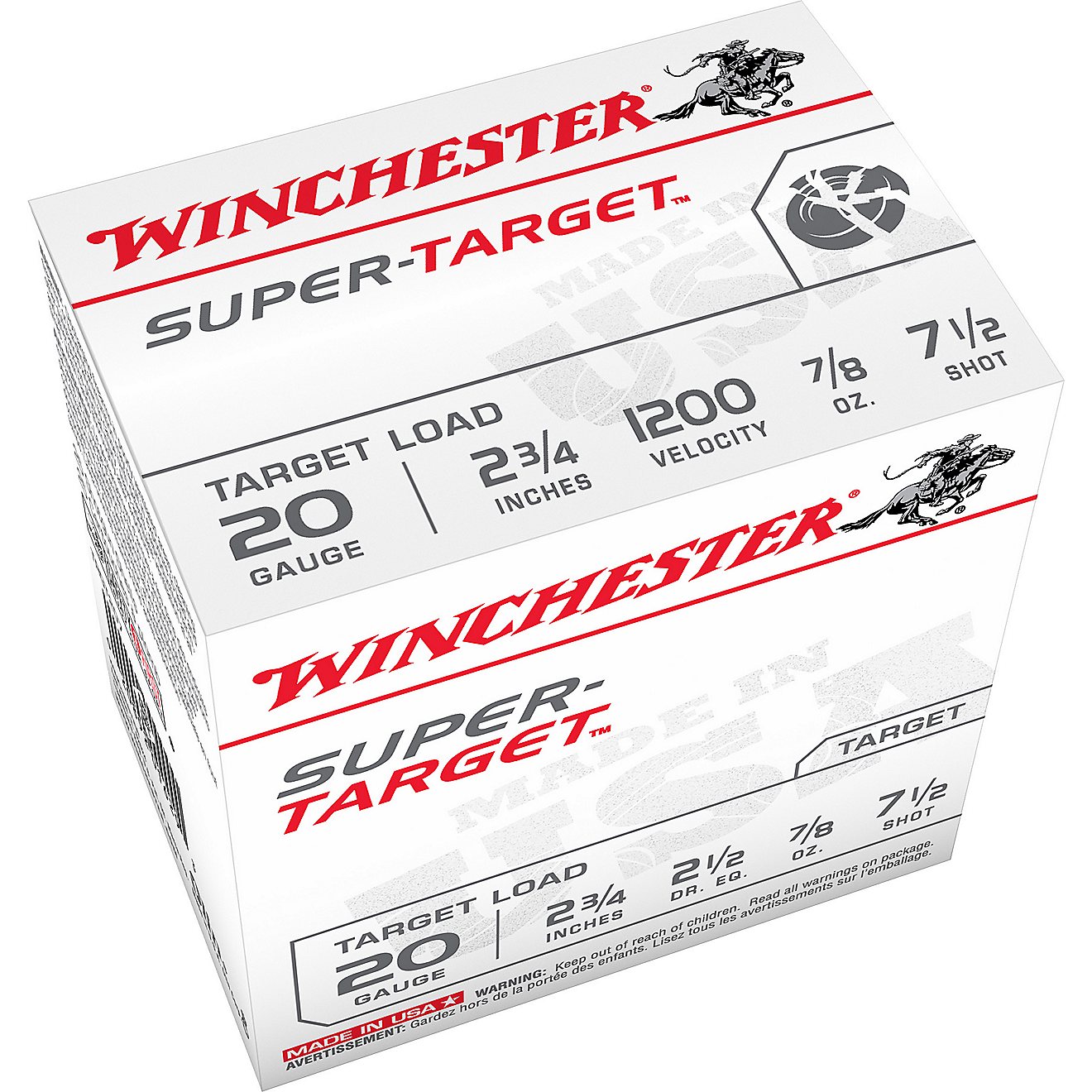 Winchester Target Load 20 Gauge 7.5 Shotshells - 25 Rounds                                                                       - view number 2