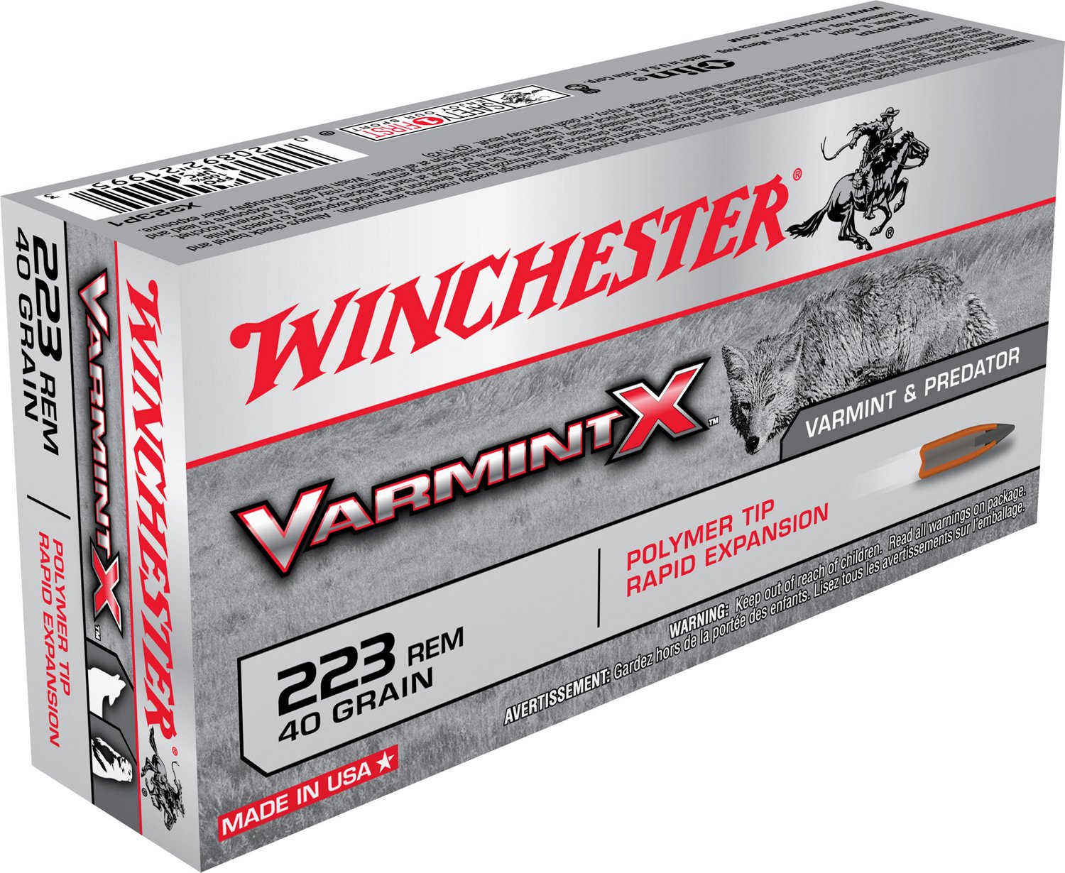 Winchester Varmint X .223 Remington 40Grain Centerfire Rifle