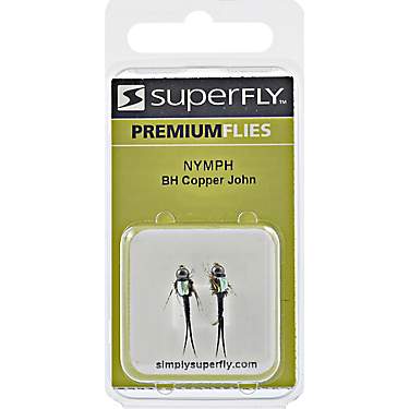 Superfly Beadhead Copper John Premium Nymph Flies 2-Pack                                                                        