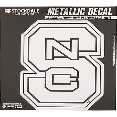 Stockdale North Carolina State University 6" x 6" Metallic Vinyl Die-Cut Decal                                                  