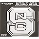 Stockdale North Carolina State University 6" x 6" Metallic Vinyl Die-Cut Decal - view number 1 image