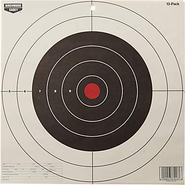 Birchwood Casey® Eze-Scorer™ 12" Bull's-Eye Paper Targets 13-Pack                                                            