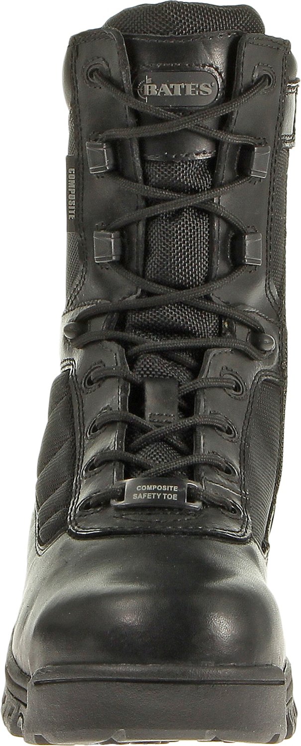 bates 8 tactical sport composite toe side zip boot