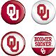 WinCraft University of Oklahoma Buttons 4-Pack                                                                                   - view number 1 image