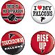 WinCraft Atlanta Falcons Buttons 4-Pack                                                                                          - view number 1 image