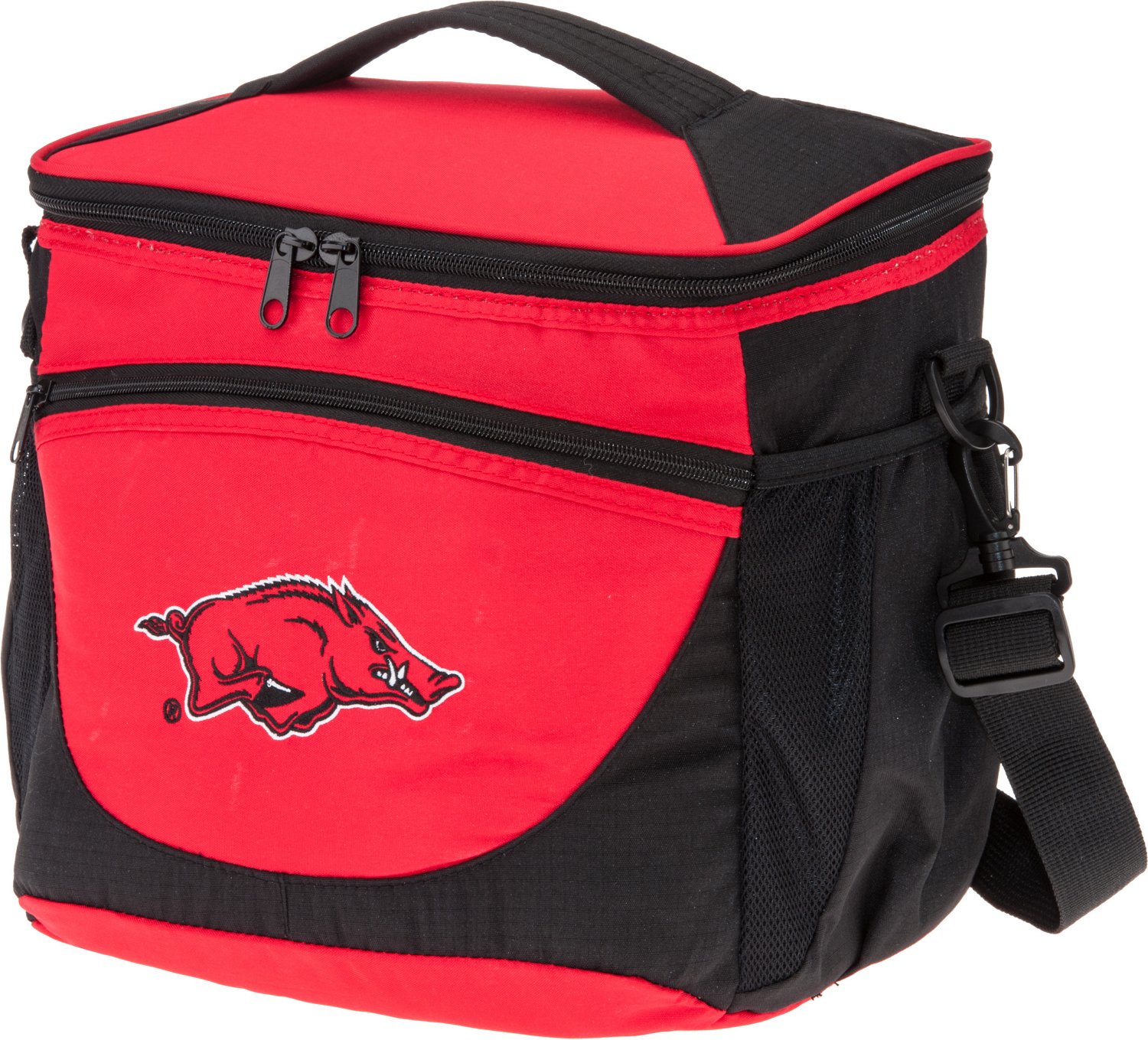 logo university of arkansas 16 can cooler tot