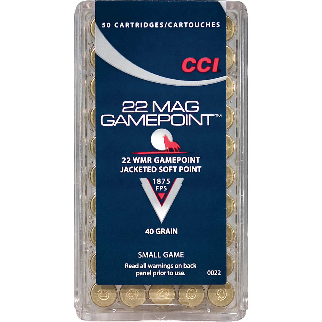 CCI® Small Game Gamepoint® .22 WMR 40-Grain PSP Rimfire Ammunition                                                             - view number 1