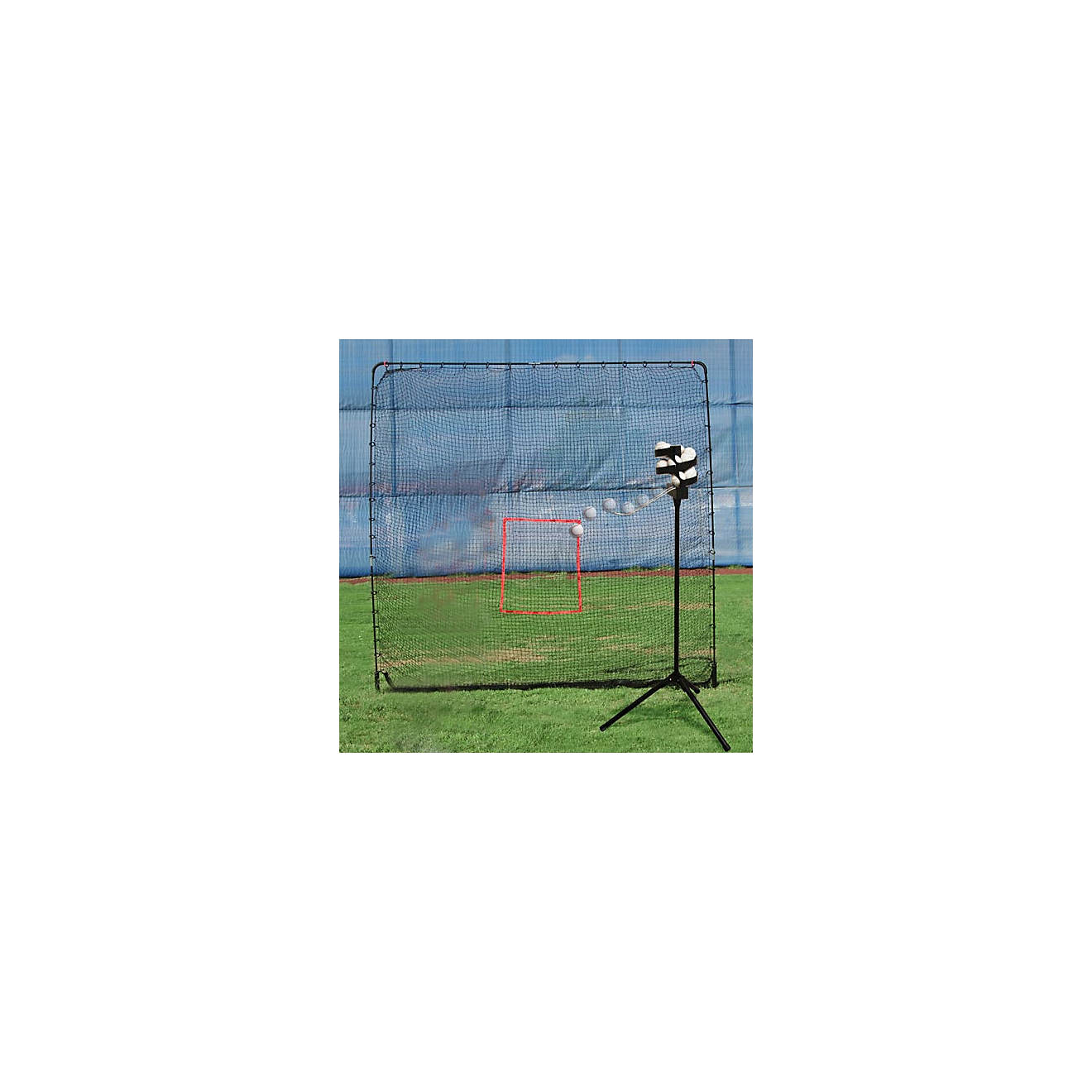 Heater Sports Scorpion Portable Pitching Machine and KingKong 7' x 9' Net                                                        - view number 1