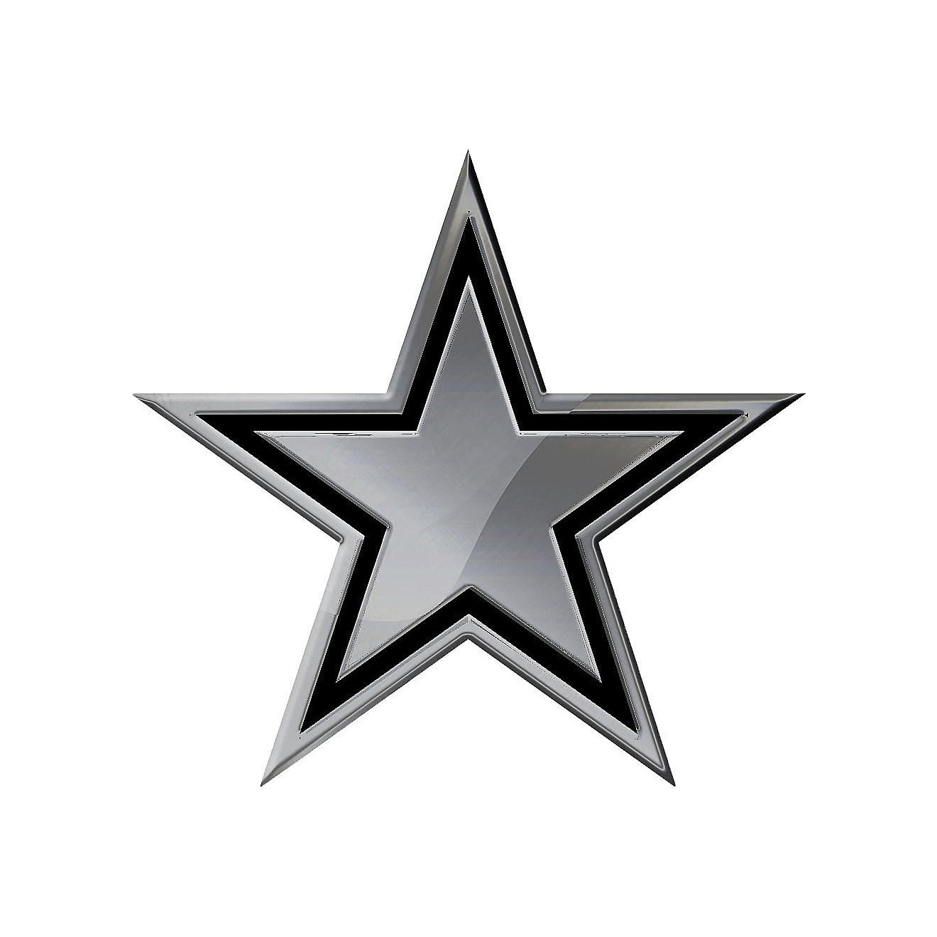 Stockdale NFL Team Chrome Metal Auto Emblem                                                                                      - view number 1