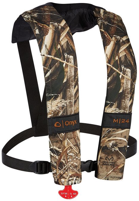 Onyx Outdoor Adults' M24 Manual Inflatable Life Jacket Academy