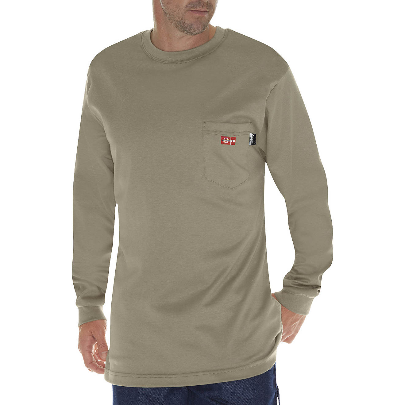 Dickies Men's Flame Resistant Long Sleeve T-shirt                                                                                - view number 1