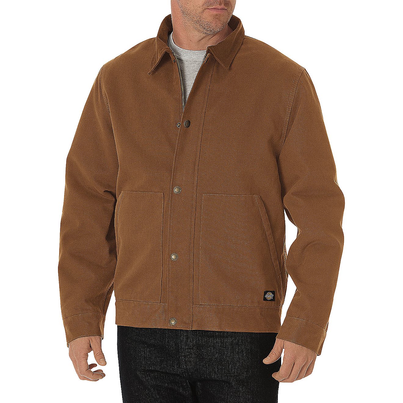 Dickies Men's Sanded Duck Sherpa-Lined Jacket                                                                                    - view number 1