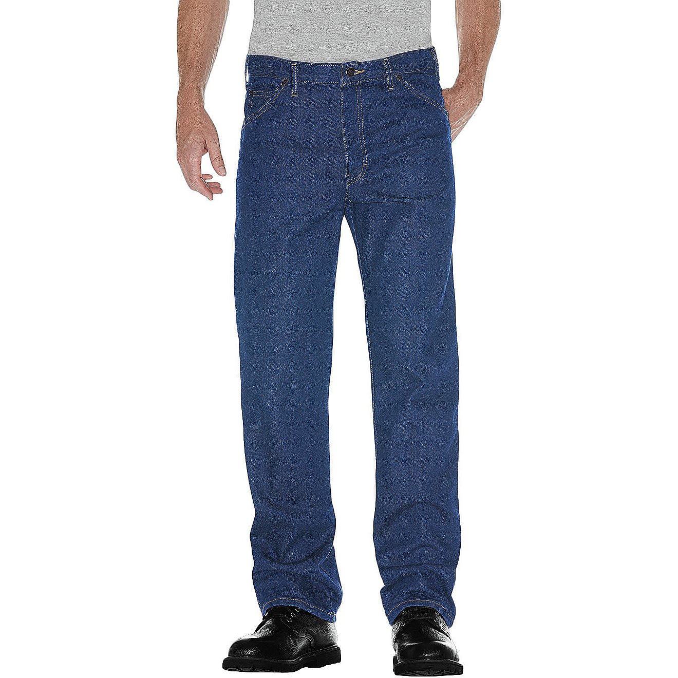 Dickies Men's Regular Straight Fit 5-Pocket Denim Jean                                                                           - view number 1