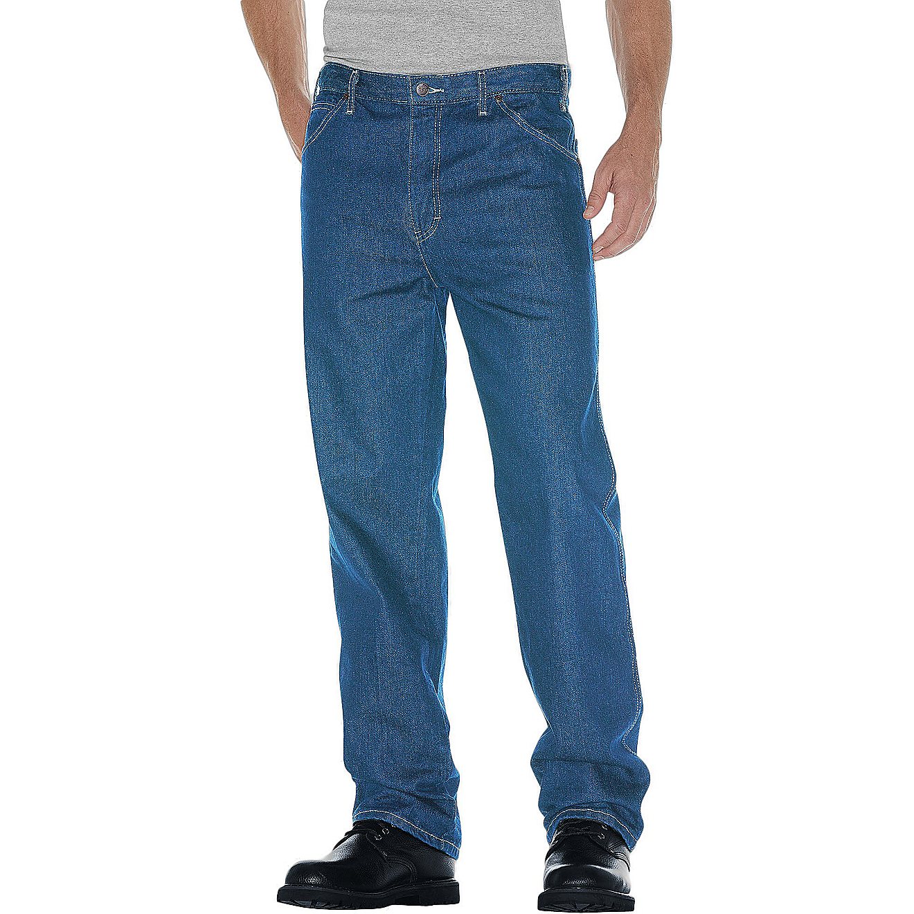 Dickies Men's Relaxed Straight Fit 5-Pocket Denim Jean                                                                           - view number 1