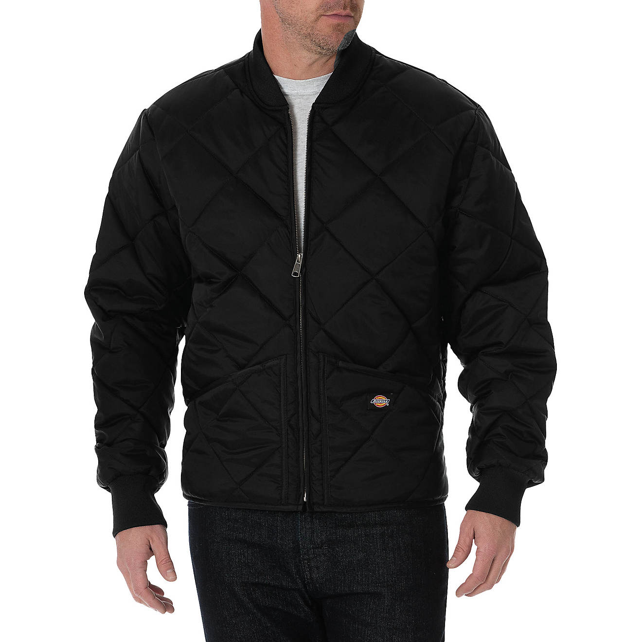 Dickies Men's Diamond Quilted Nylon Jacket                                                                                       - view number 1