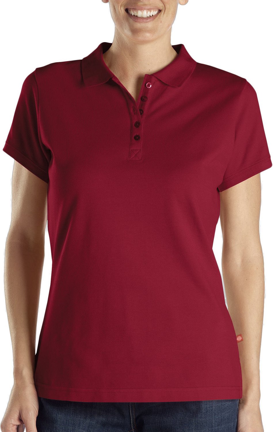 Dickies Women's Solid Pique Polo Shirt Academy