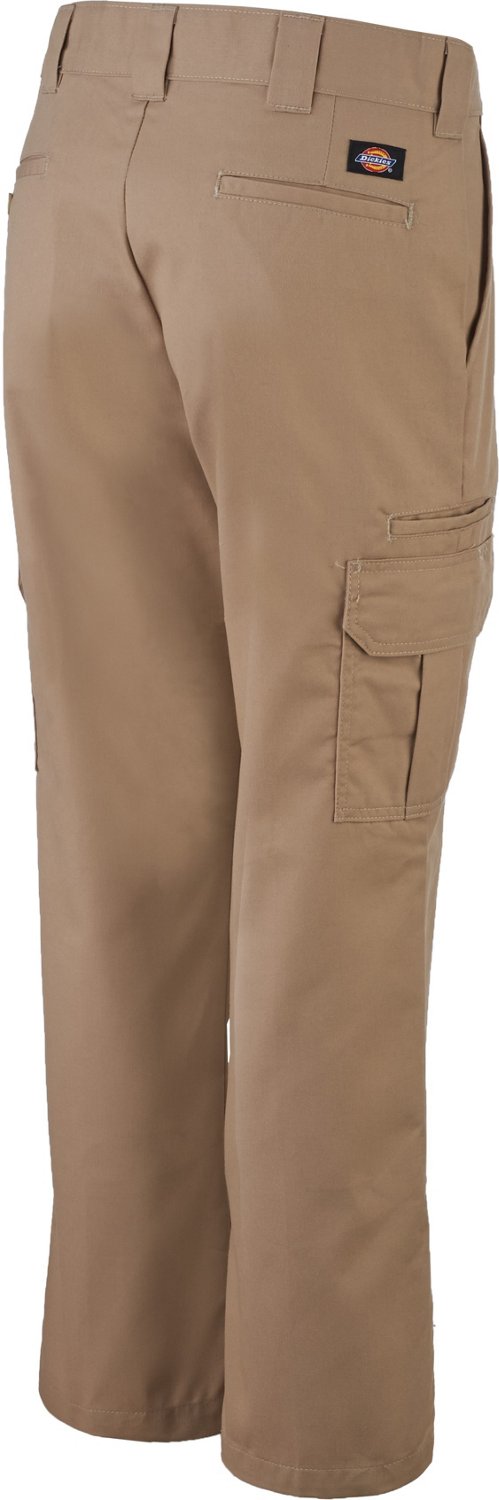 dickies men's relaxed fit straight leg cargo work pants