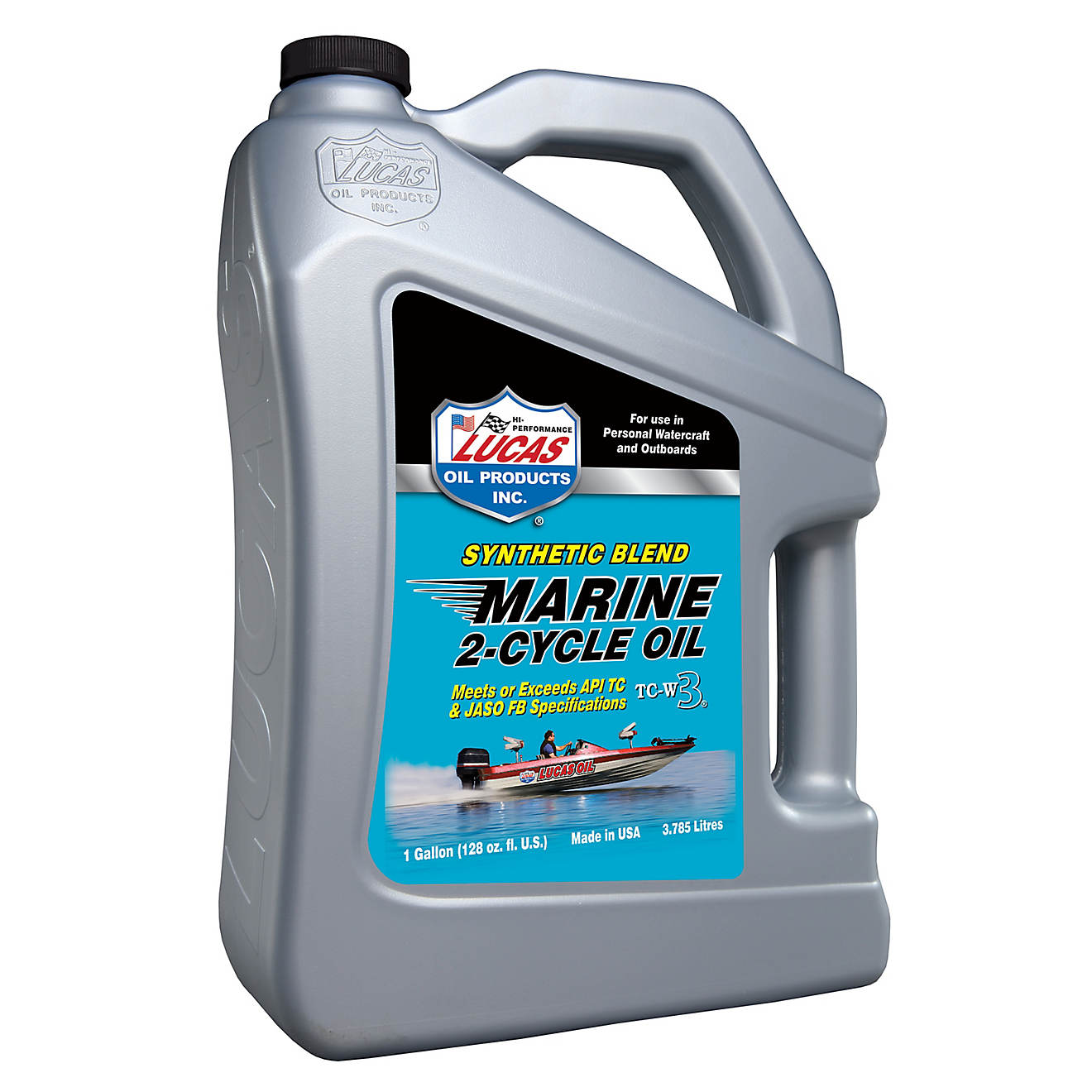 Lucas Oil Synthetic Blend 2-Cycle TC-W3 Marine Oil                                                                               - view number 1