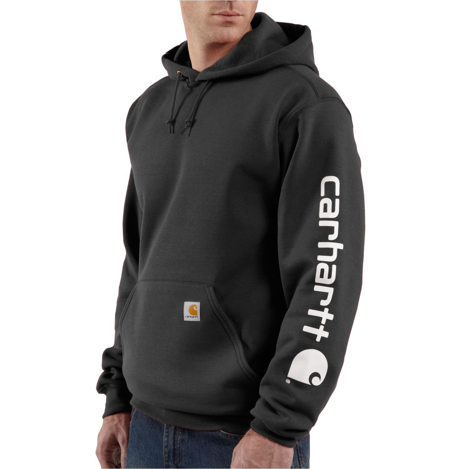 gray carhartt sweatshirt