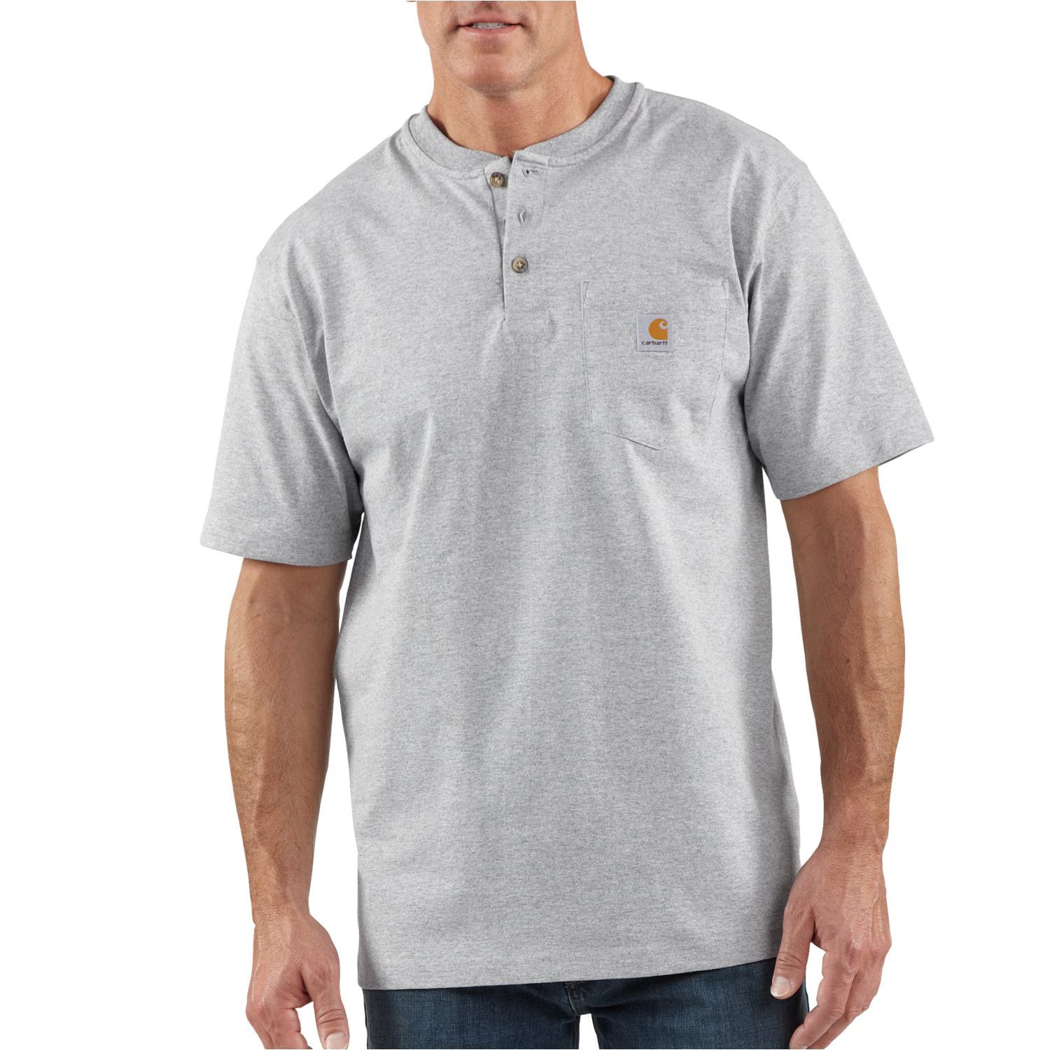 Carhartt Men's Workwear Short Sleeve Henley Academy
