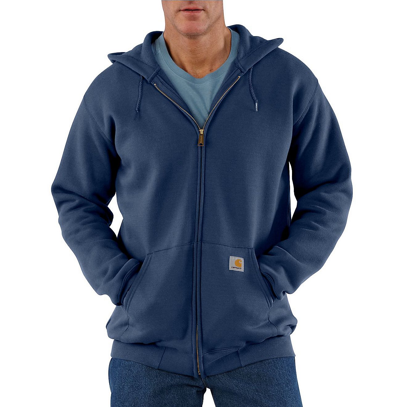 Carhartt Men's Midweight Hooded Zip Front Sweatshirt                                                                             - view number 1