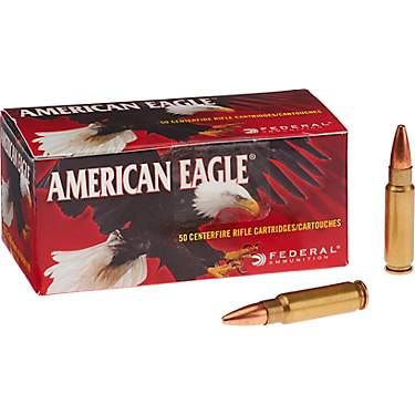 Federal Premium American Eagle 5.7 x 28mm 40-Grain Centerfire Rifle Ammunition - 50 Rounds                                      