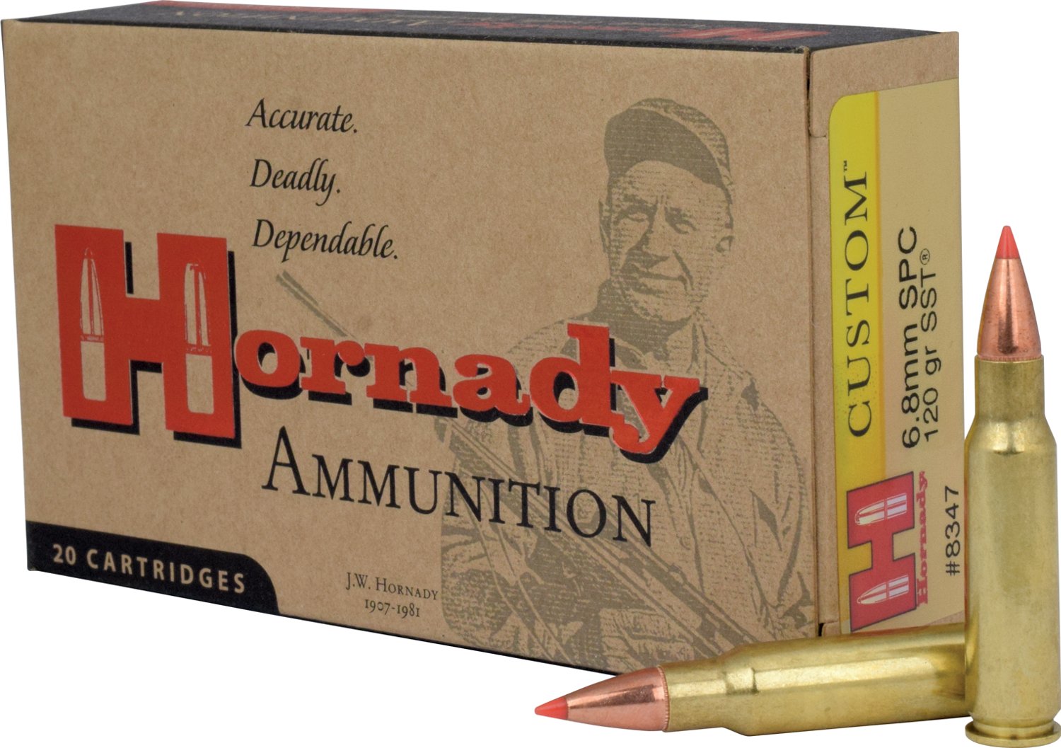 Hornady SST 6.8mm SPC 120-Grain Centerfire Rifle Ammunition | Academy