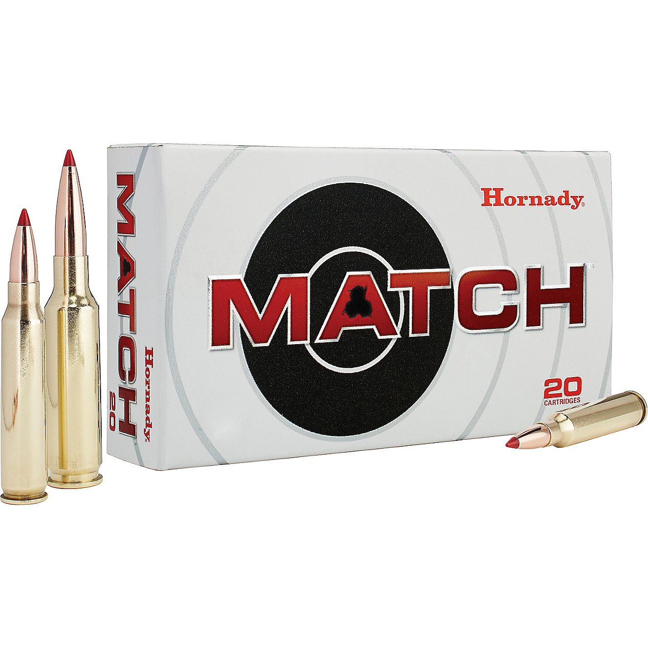 Hornady BTHP Match™ .308 Winchester 168-Grain Centerfire Rifle Ammunition - 20 Rounds                                          - view number 1