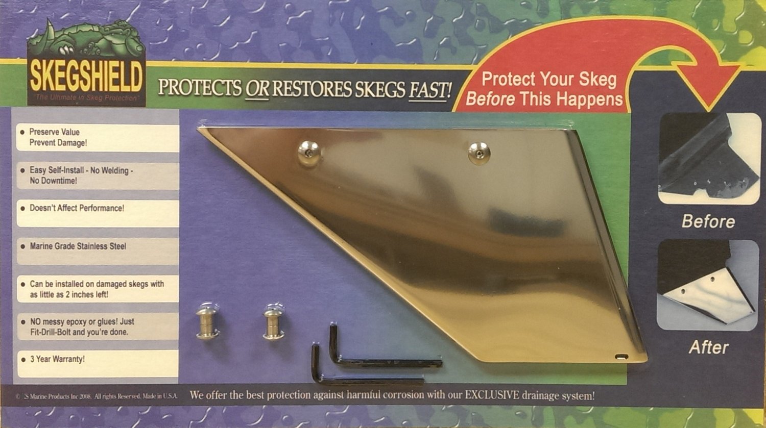 SkegShield Yamaha 512 Skeg Guard Academy