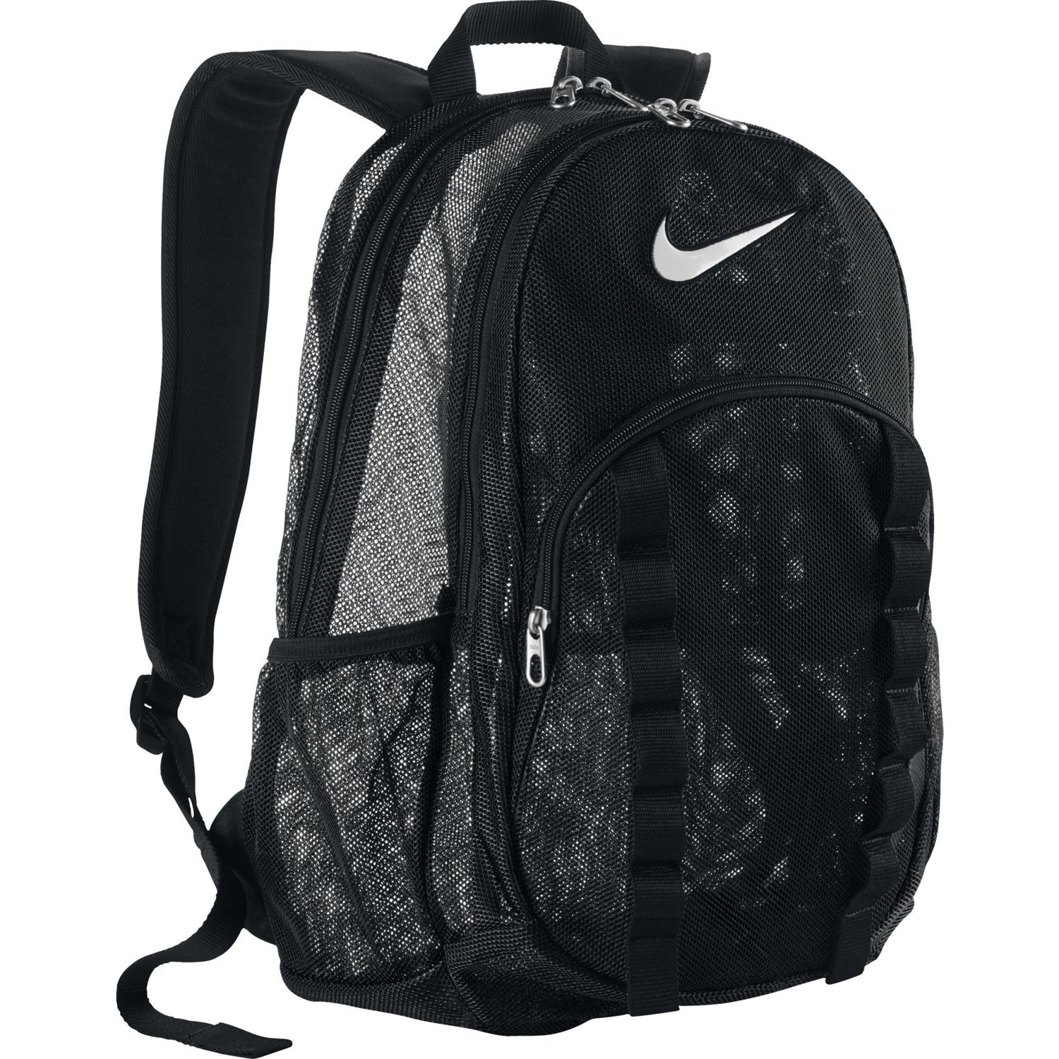 light blue nike mesh backpack