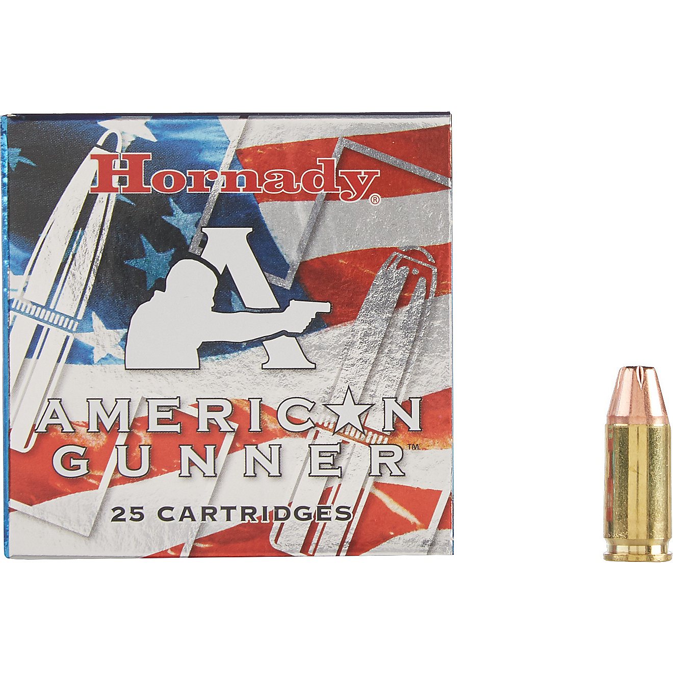 Hornady XTP® American Gunner™ 9mm +P Luger 124-Grain Handgun Ammunition - 25 Rounds                                           - view number 1