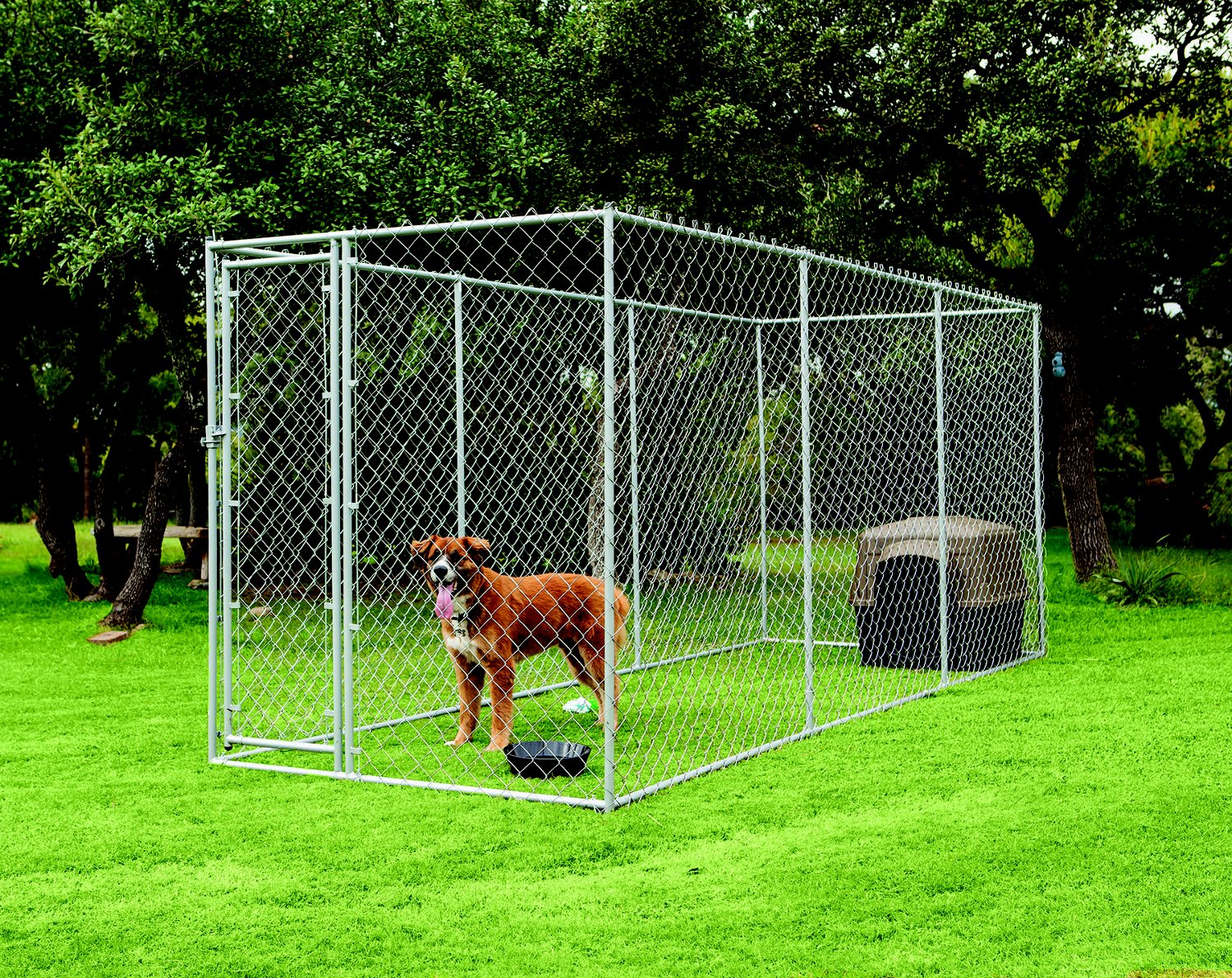 Aspen Pet Chain-Link Outdoor Dog Run | Academy