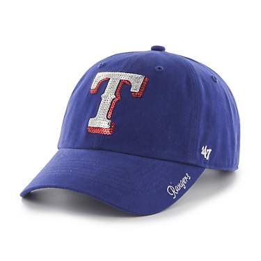 '47 Women's Texas Rangers Sparkle Clean Up Cap                                                                                  