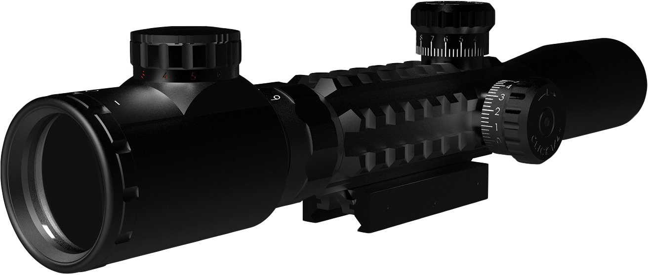 iProtec Railer 3 9 x 32 Illuminated MilDot Scope Academy