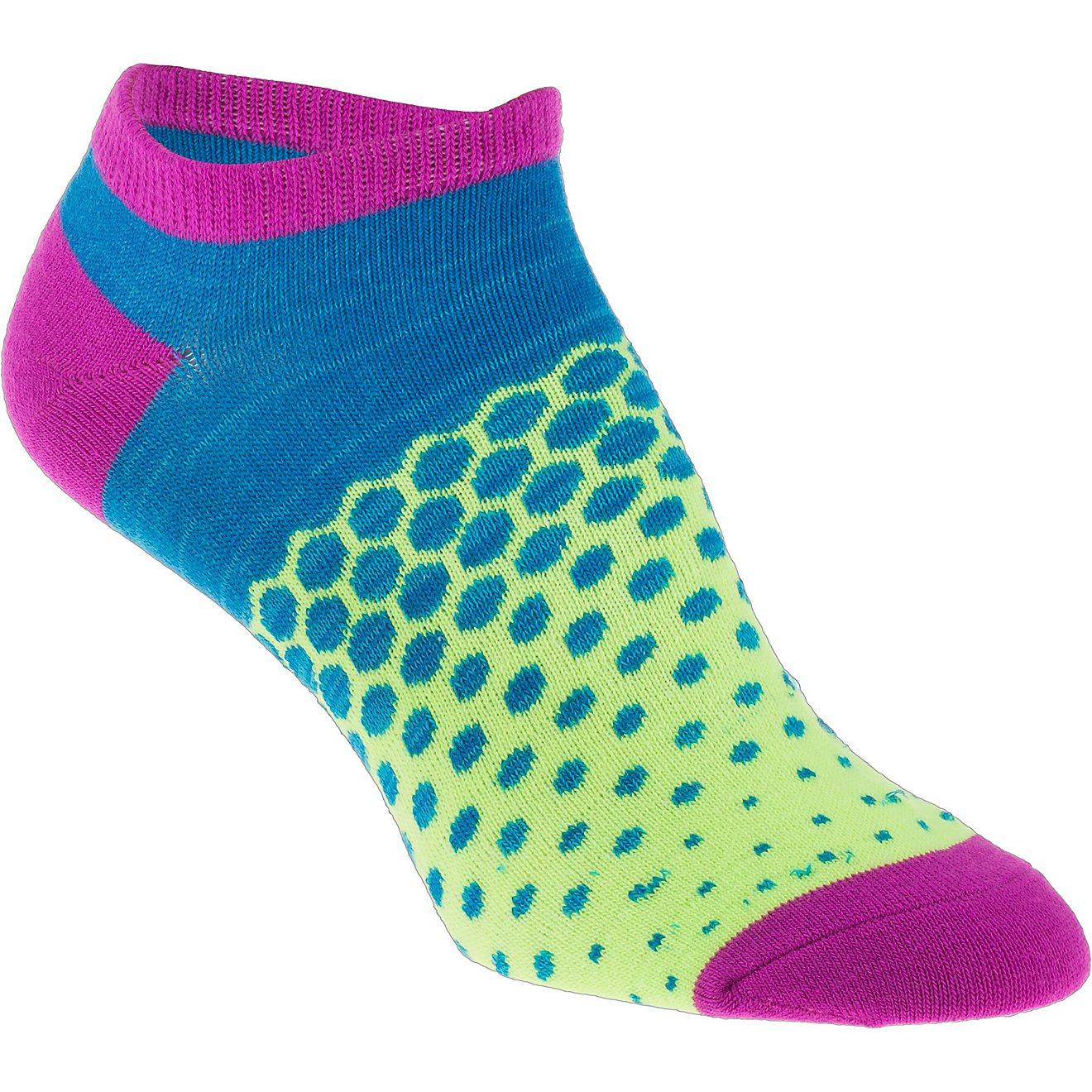 BCG Girls' Bright Multipattern No-Show Socks 10 Pack                                                                             - view number 2