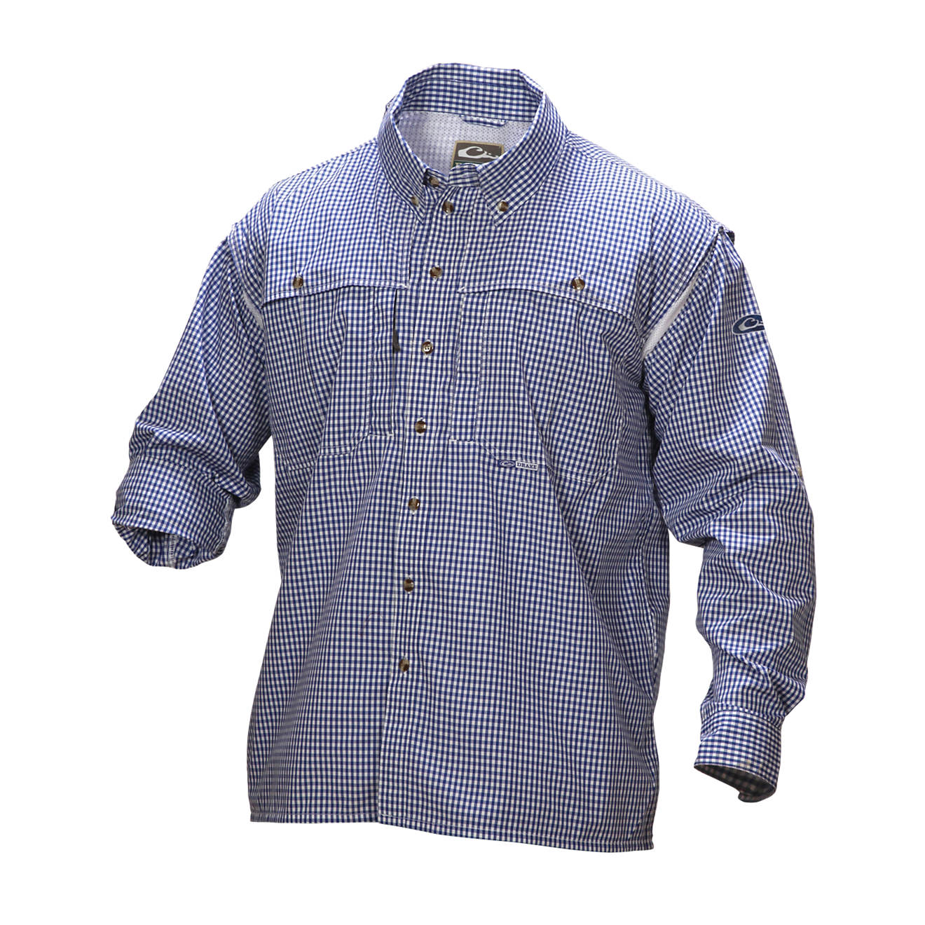 Sweatwater Mens Outdoor Breathable Sports Button Down Long-Sleeve Shirts 