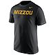 Nike™ Men's University of Missouri Cotton Short Sleeve Wordmark T-shirt                                                        - view number 1 image