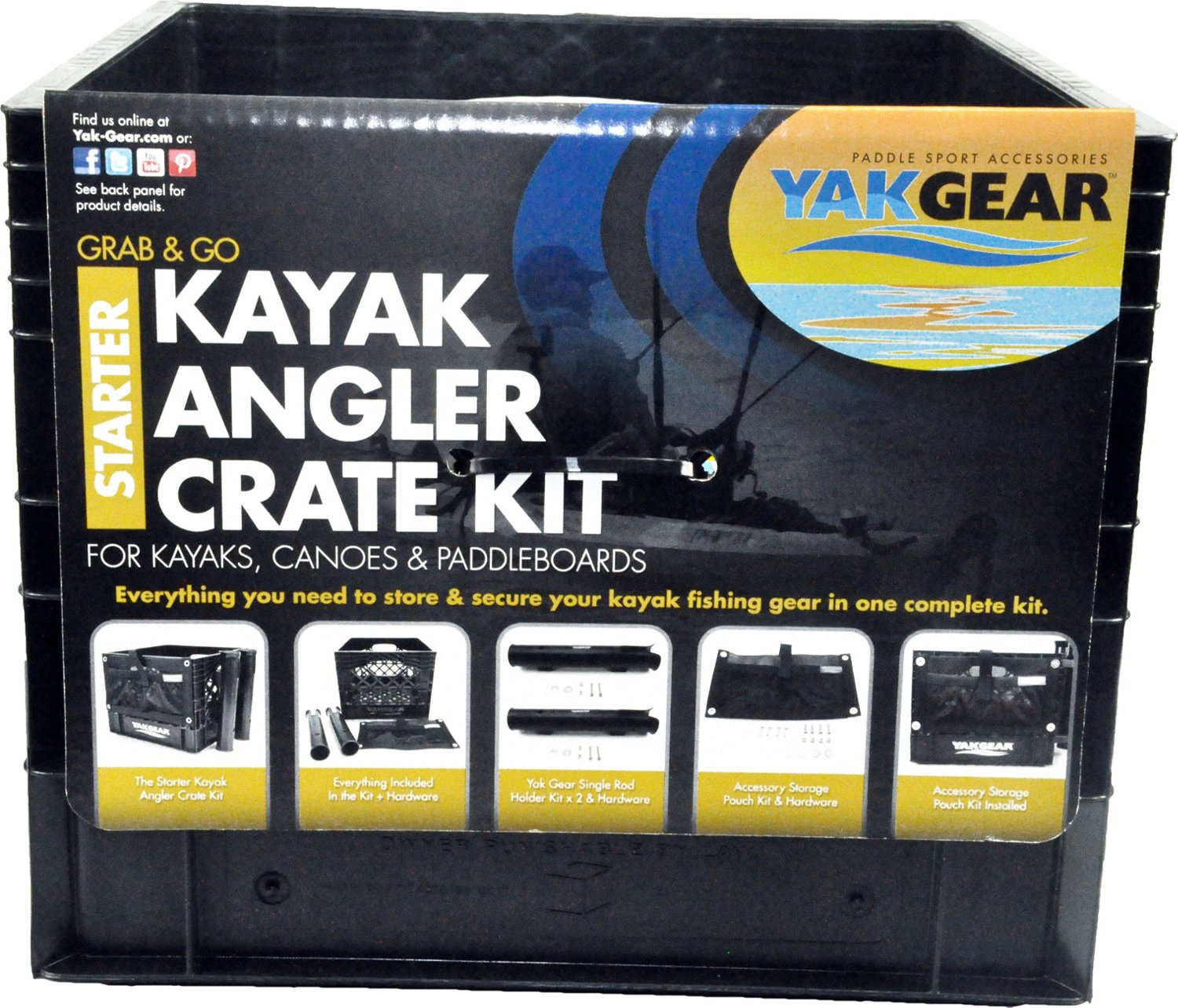 YakGear™ GrabandGo Kayak Angler Starter Kit Academy