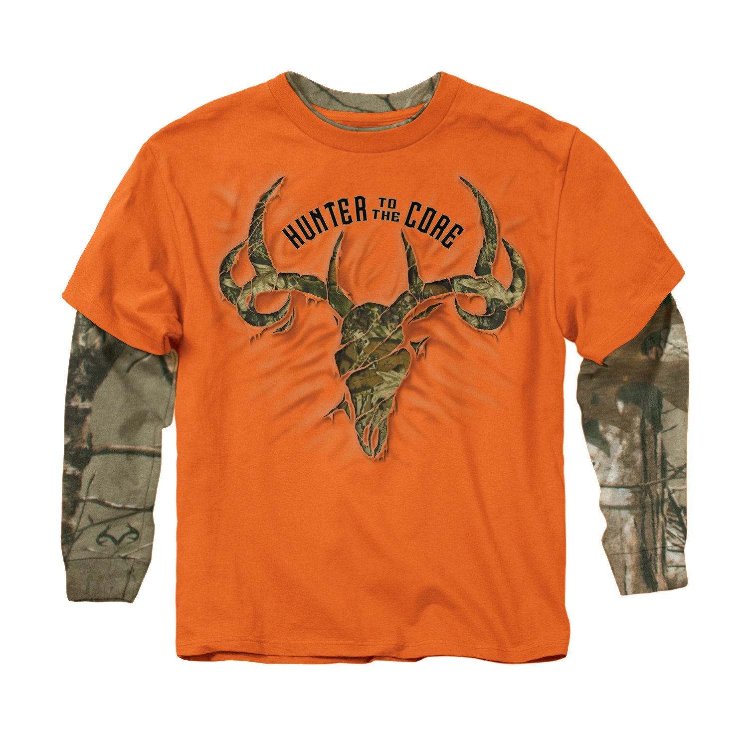 Buck Wear™ Boys' Core Rip Camo 2-Fer Long Sleeve T-shirt | Academy