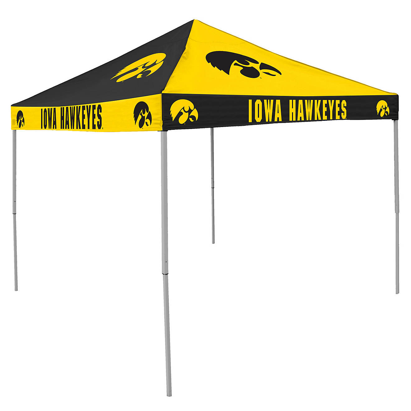 Logo University of Iowa Straight-Leg 9 ft x 9 ft Checkerboard Tent                                                               - view number 1