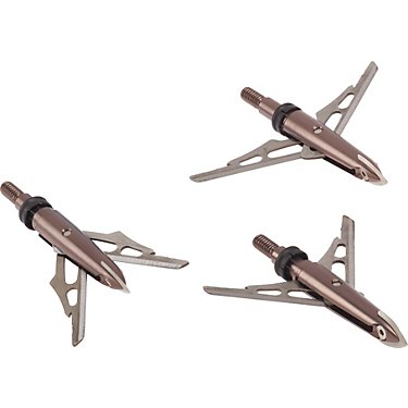 RAGE Shock Collar 2-Blade Broadheads 3-Pack