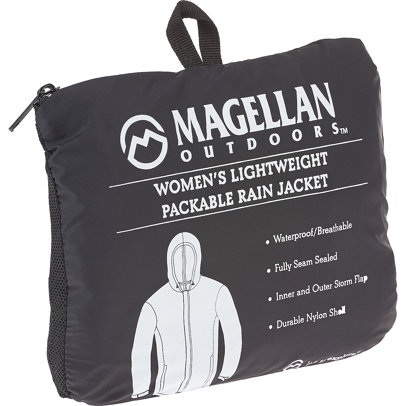 Magellan Outdoors Women's Packable Rain Jacket                                                                                   - view number 3