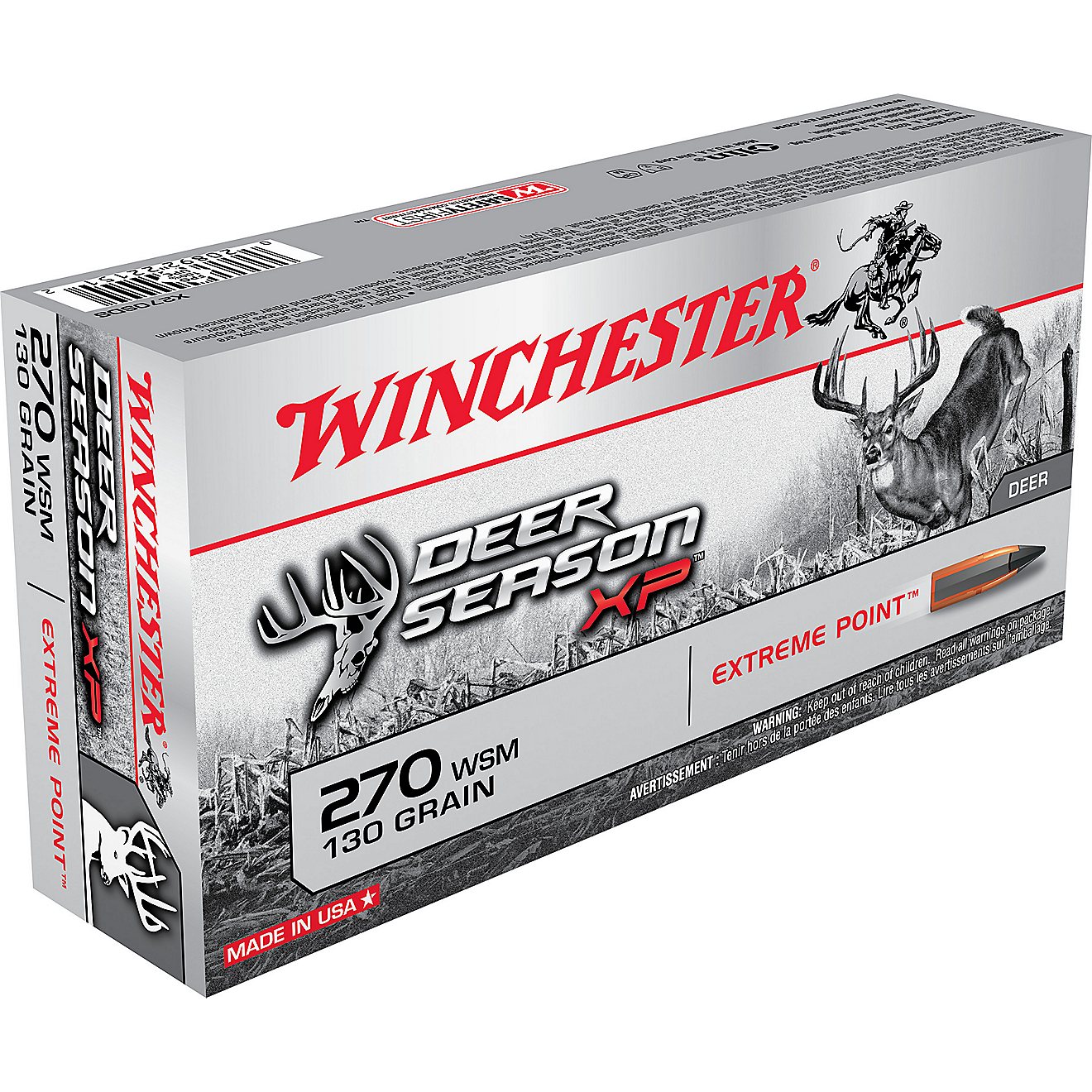 Winchester Deer Season XP .270 WSM 130-Grain Rifle Ammunition                                                                    - view number 1