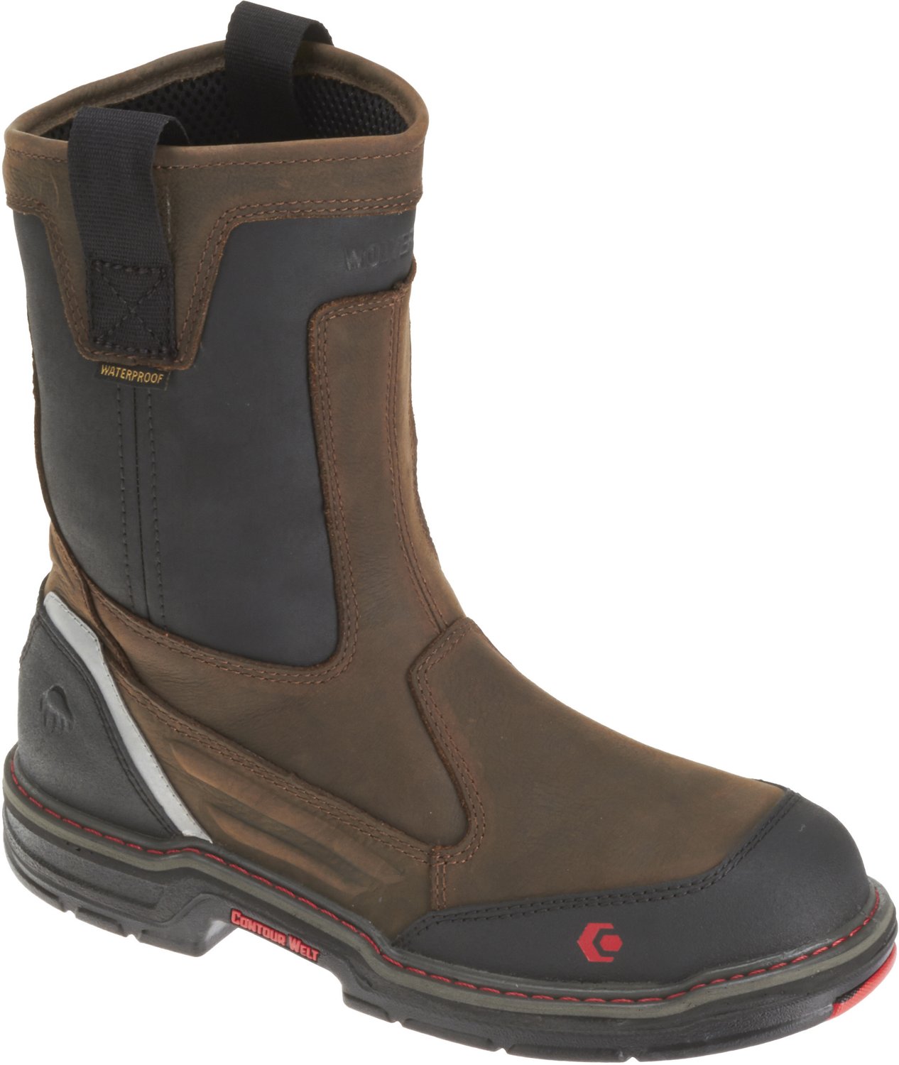 wolverine men's gear wpf composite toe wellington boots