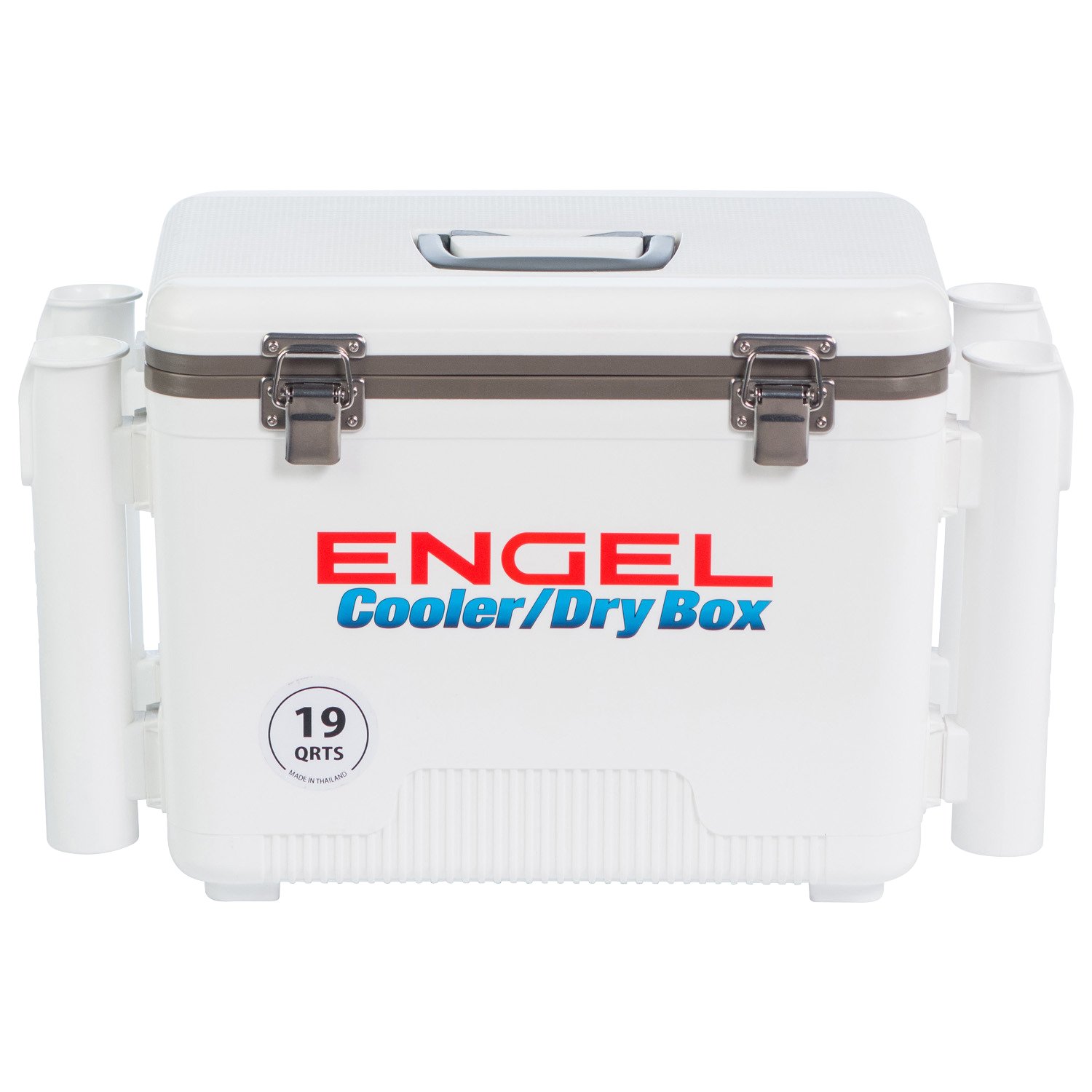 Engel 19 qt. Cooler/Dry Box with Rod Holders Academy