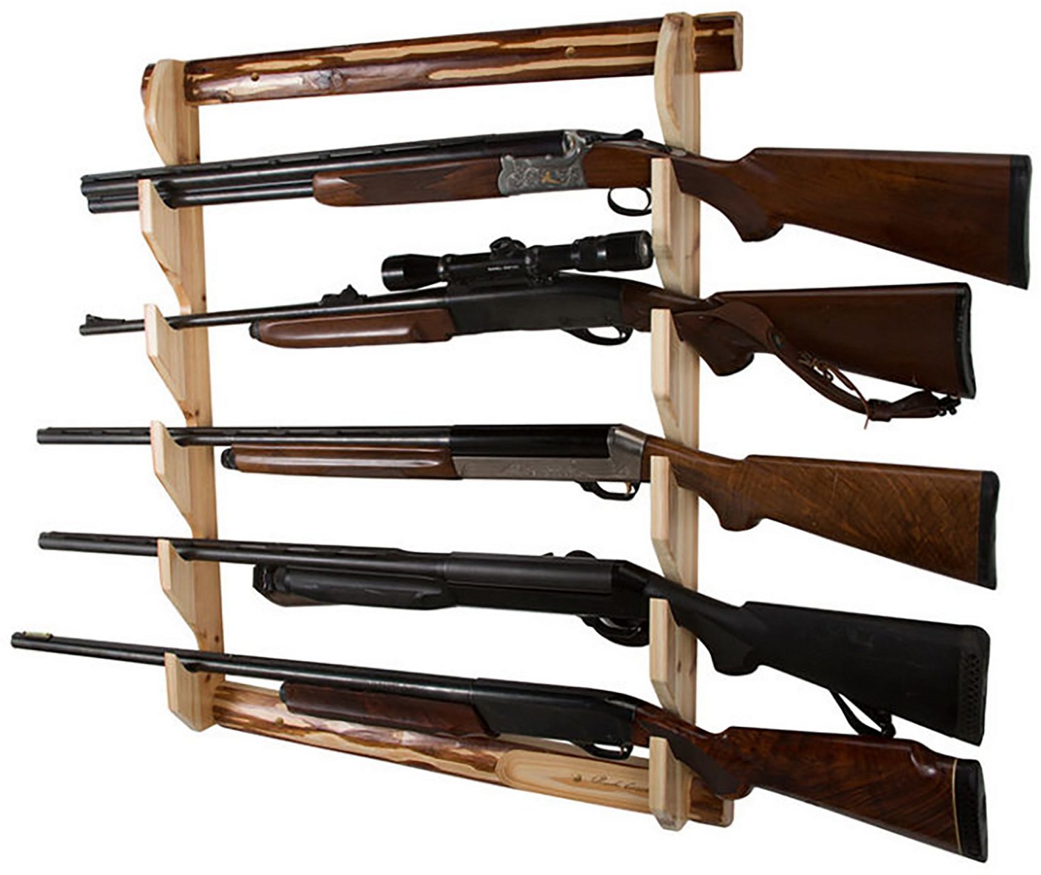 Rush Creek 6-Gun Rack with Storage Academy