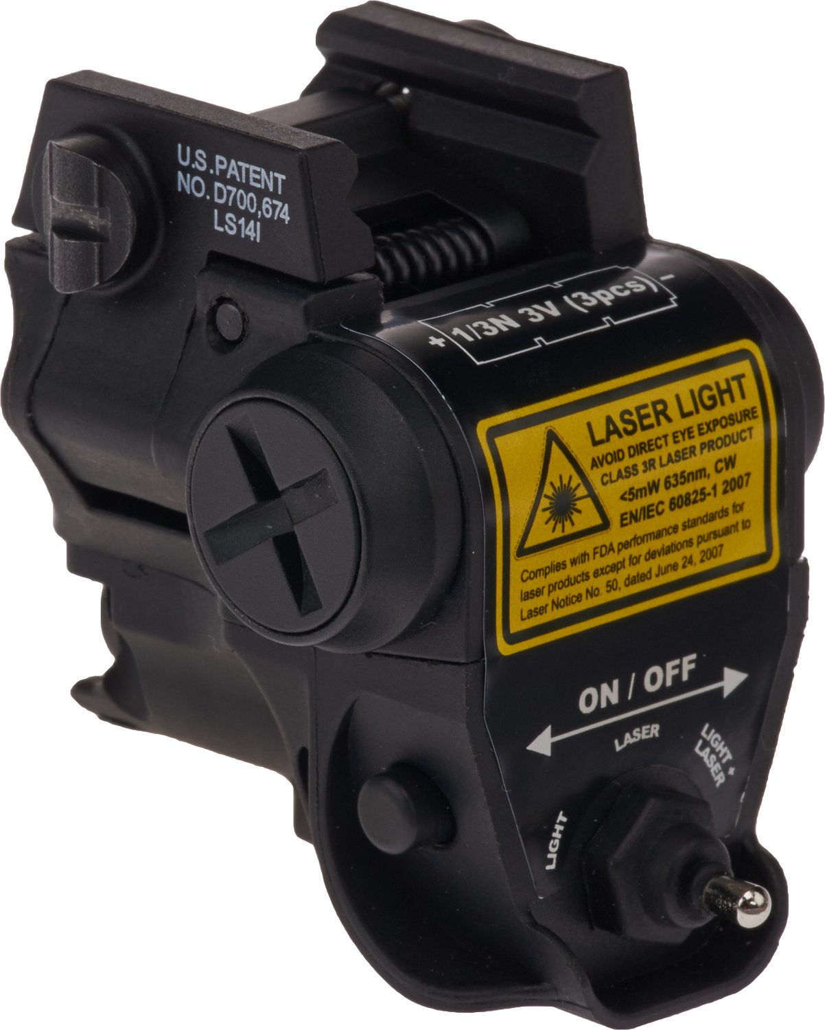 iProtec QSeries Pistol Laser Sight and LED Light Combo