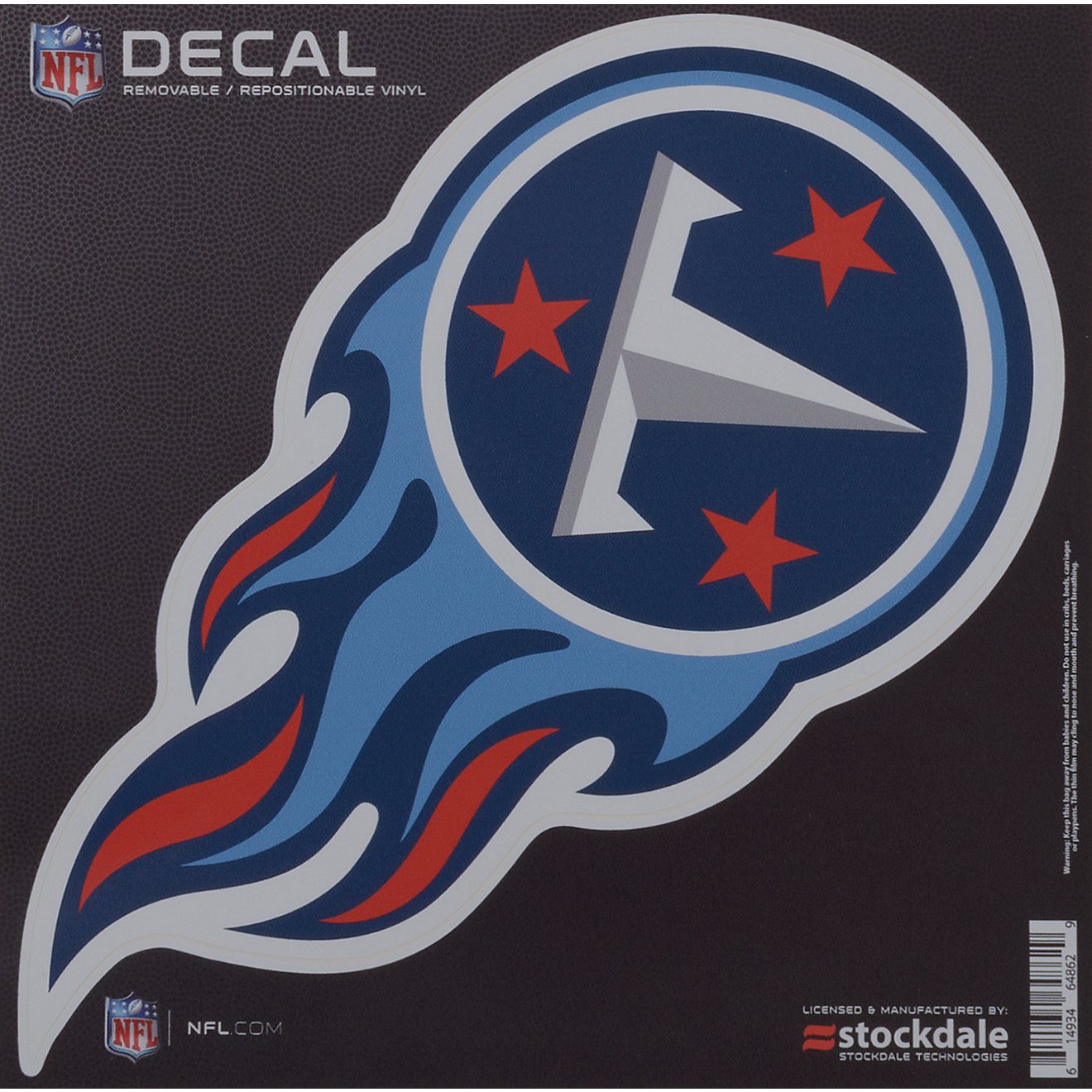 Stockdale Tennessee Titans 6" x 6" Decal                                                                                         - view number 1
