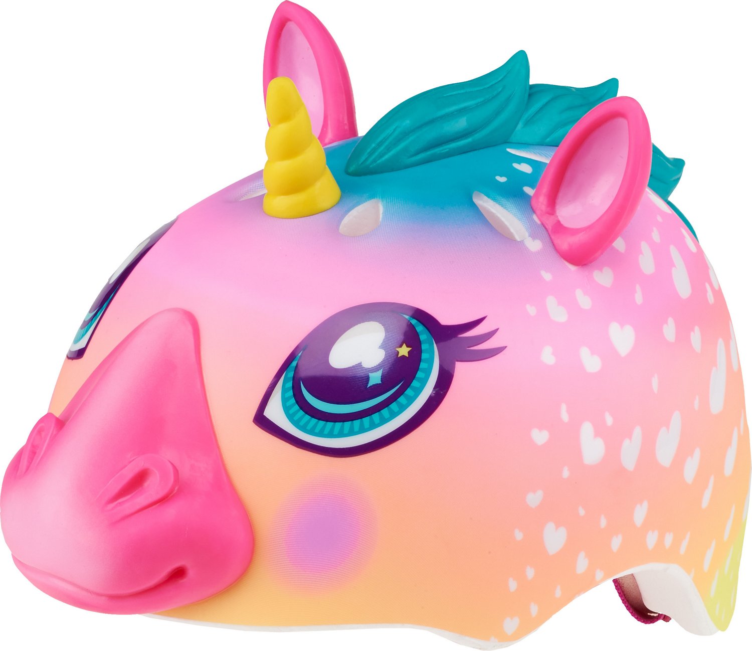 raskullz rainbow unicorn child bike helmet