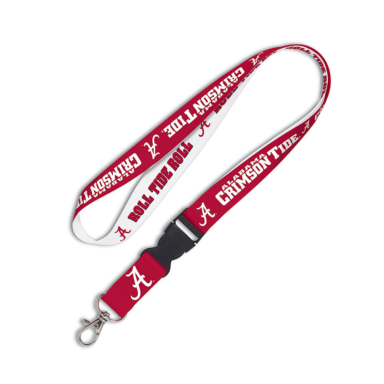 WinCraft University of Alabama 3/4" Lanyard with Detachable Buckle                                                               - view number 1